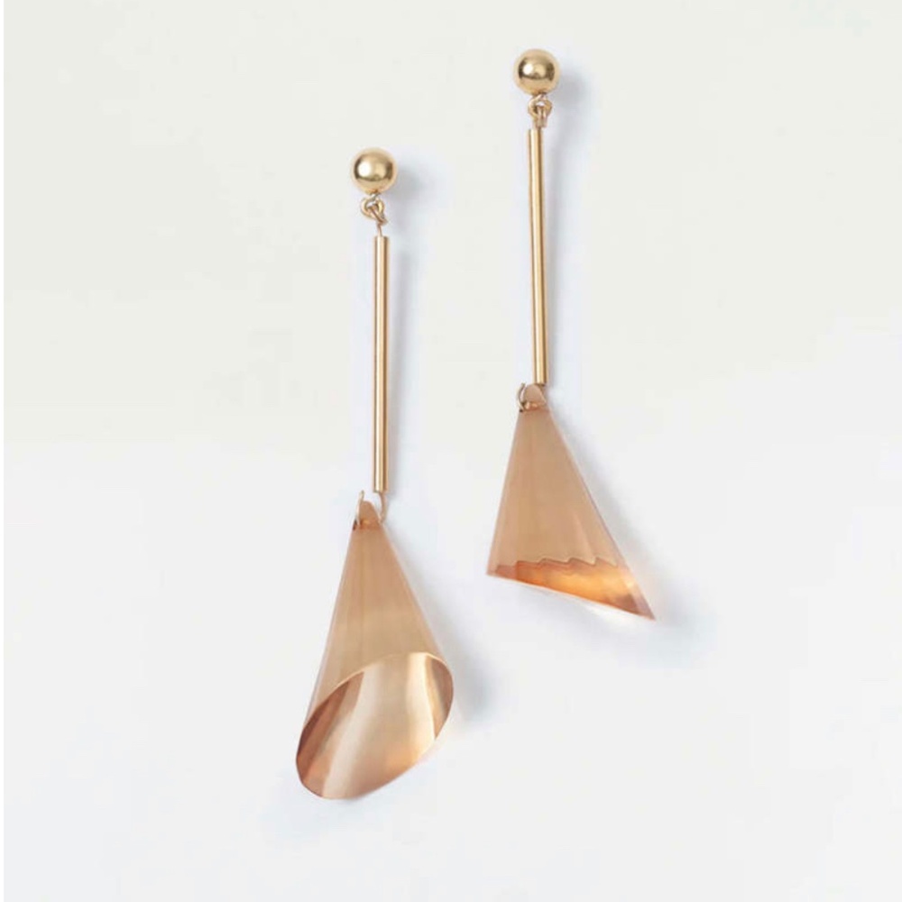 Rachel Comey Trumpet Drop Earring Gold